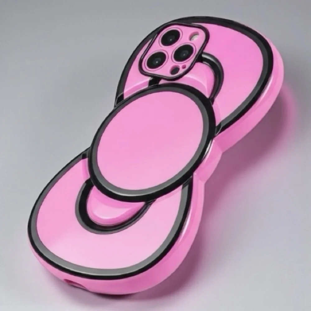 HELLO KITTY 3D Silicone Pink Bowknot Cell Phone Case Cover iPhone 13 ProMax NEW